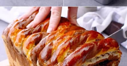 Pain brioche bicolore