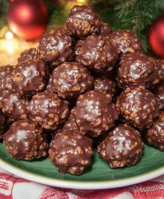 Palline di Krispies dolci