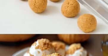 Palline di cheesecake di zucca