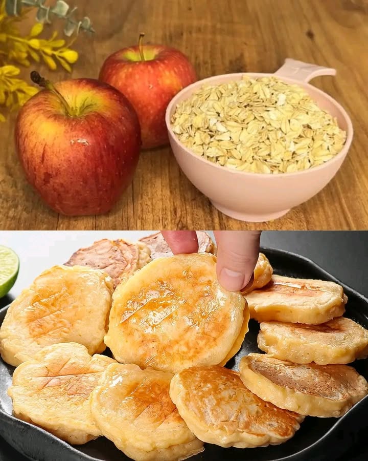 Pancake banana yogurt greco