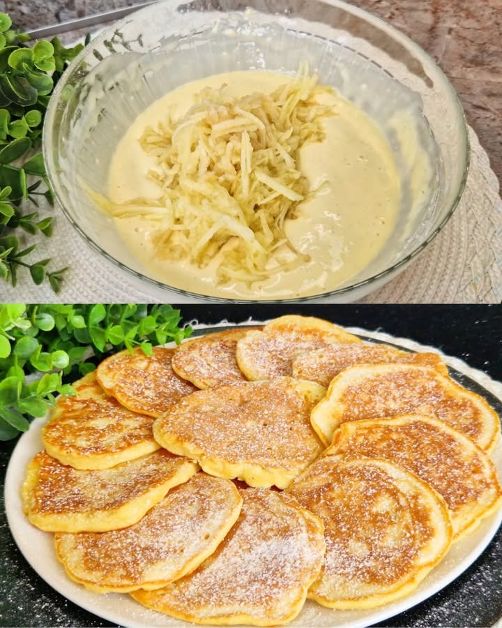 Pancake di mele veloci