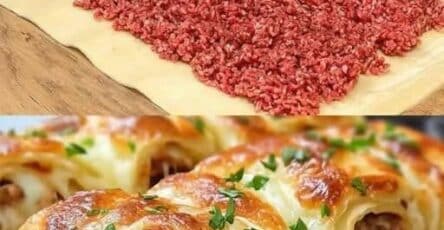 Pasta sfoglia ripiena carne