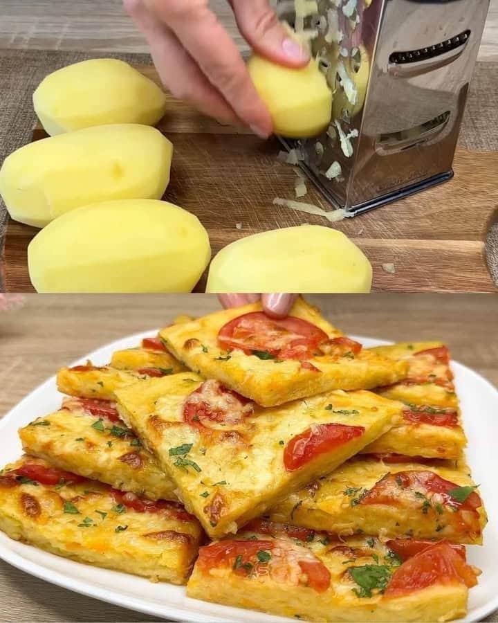 Patate grattugiate al forno