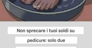 Pedicure con bicarbonato sodio
