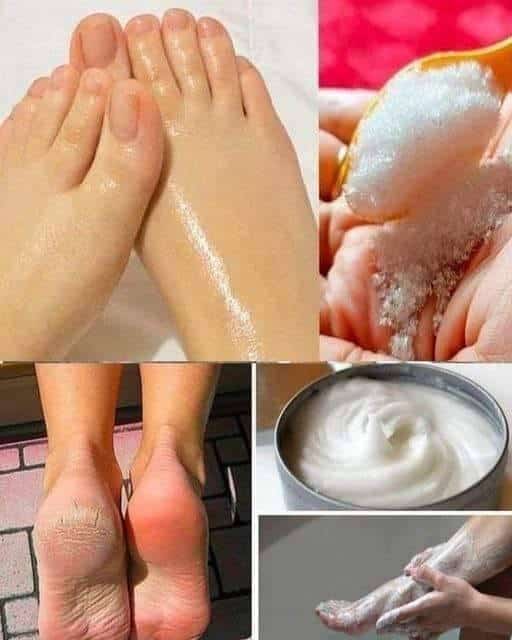 Pedicure con bicarbonato
