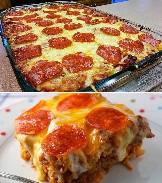 Pizza in casserola deliziosa
