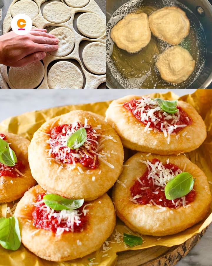 Pizzelle fritte italiane