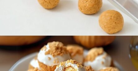 Polpette di cheesecake alla zucca