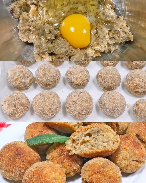 Polpette di melanzane al forno
