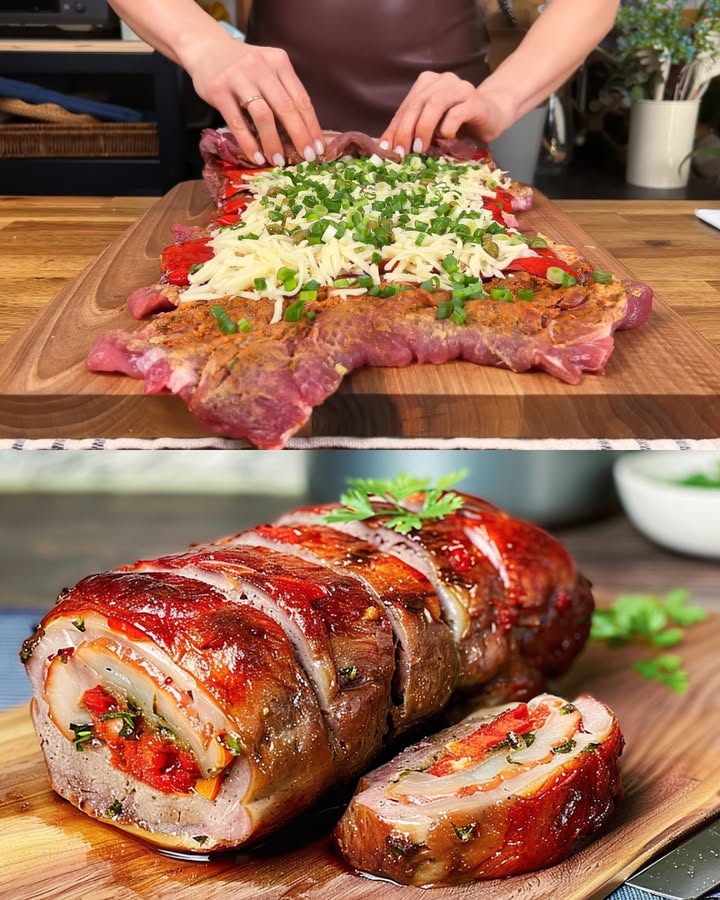 Polpettone ripieno di carne