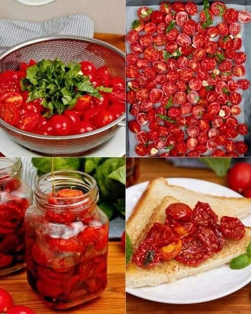 Pomodori canditi aperitivo gourmet