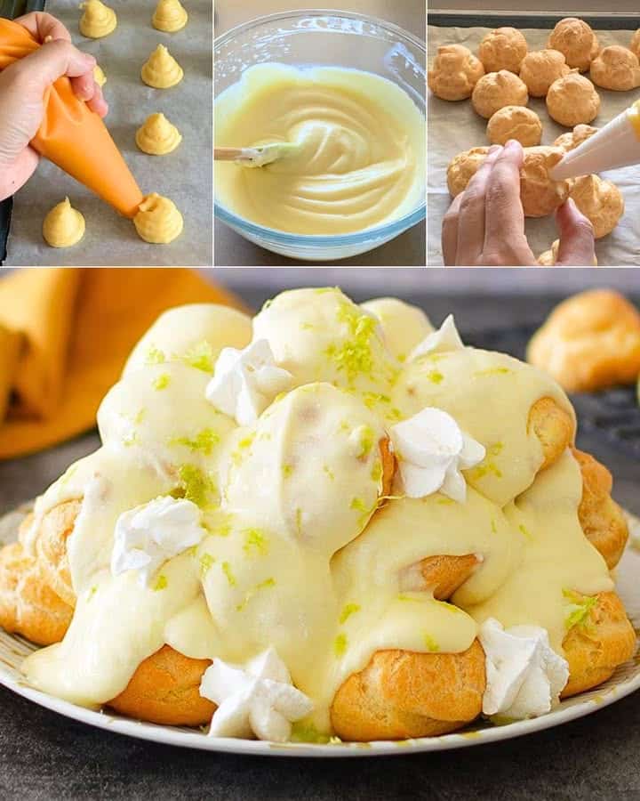Profiteroles al limone