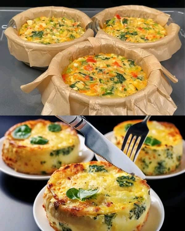 Quiche di verdure al forno