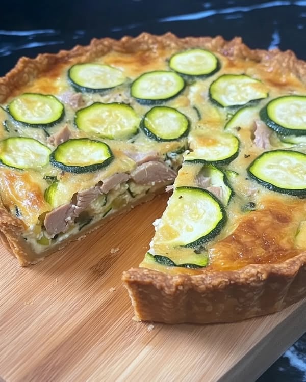 Quiche tonno zucchine semplice