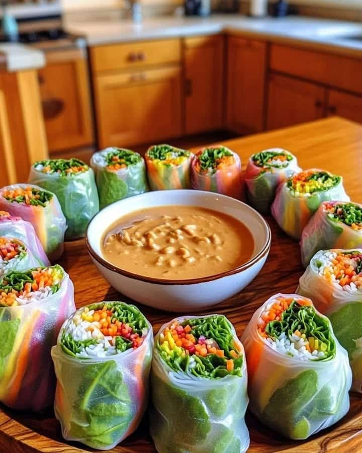 Rouleaux di verdure con salsa