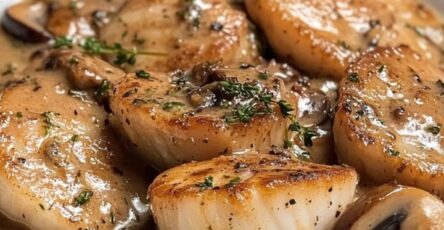 Scaloppine al funghi porcini