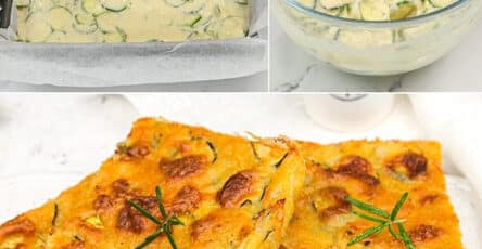 Schiacciata di zucchine da gustare
