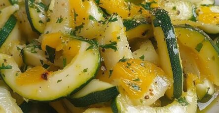 Seppie e zucchine al limone