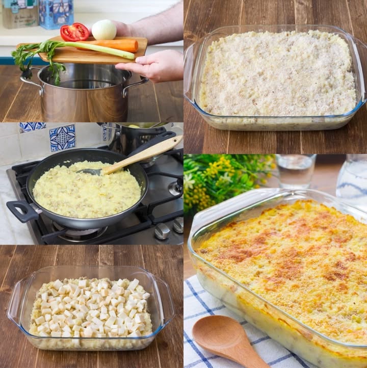 Sformato di riso e salsiccia