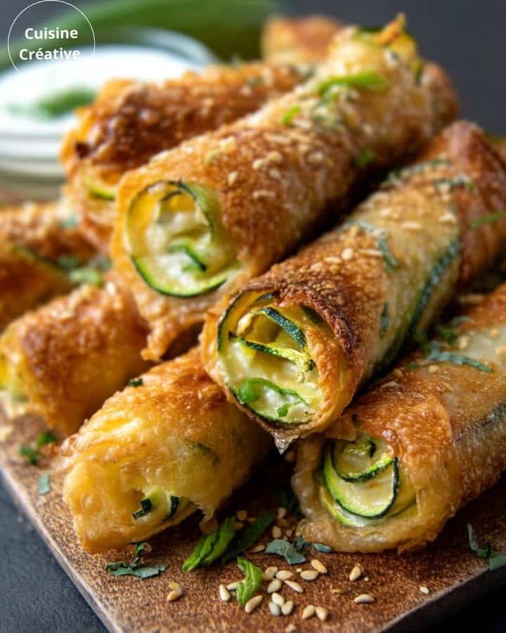 Sigari di zucchine croccanti