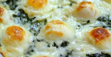 Spinaci e uova gratinati