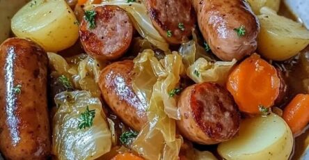 Stufato di salsiccia e verdure