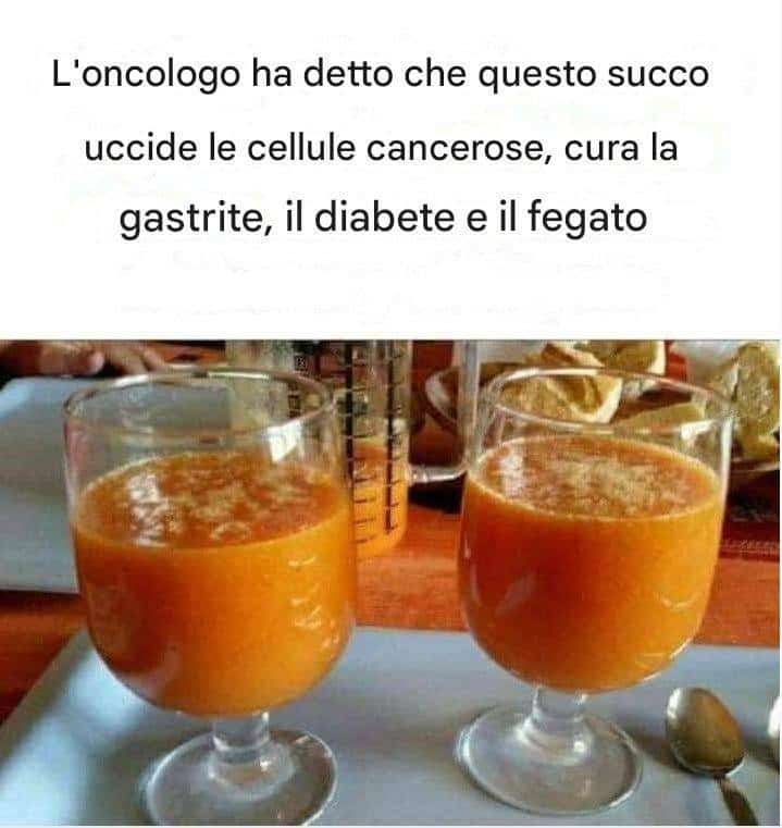 Succo di zucca benefico