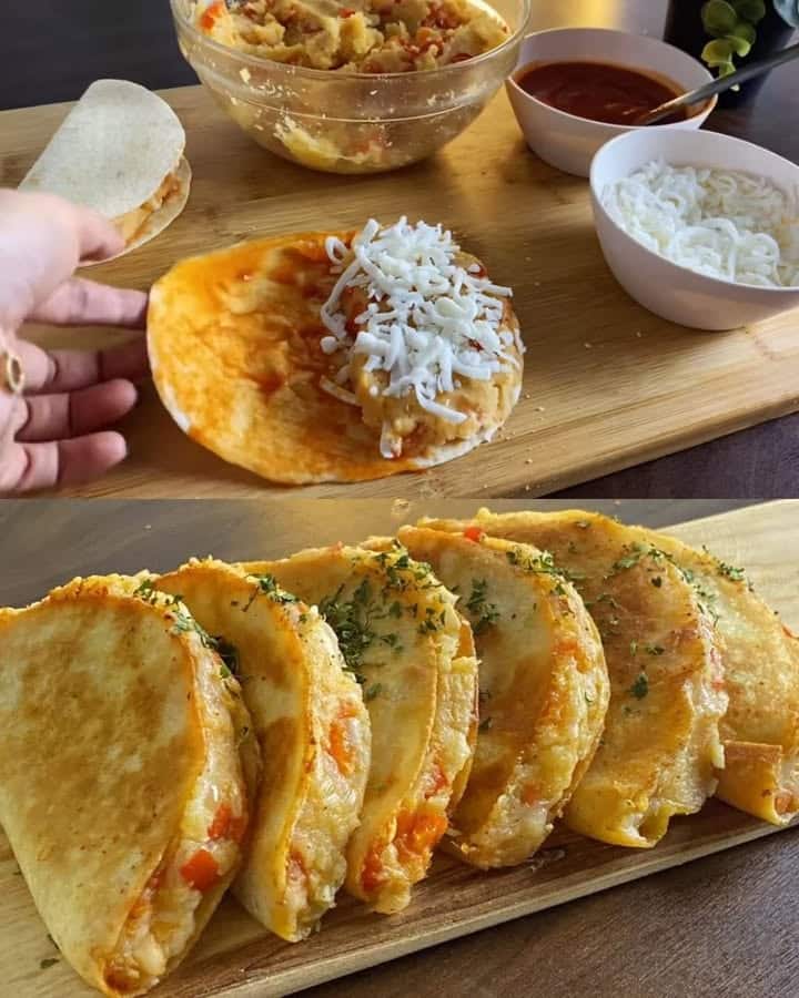 Tacos di patate croccanti