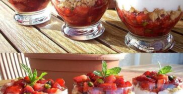 Tartare di fragole e pistacchi