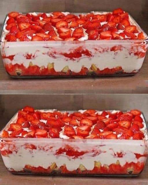Tiramisù alle fragole veloce