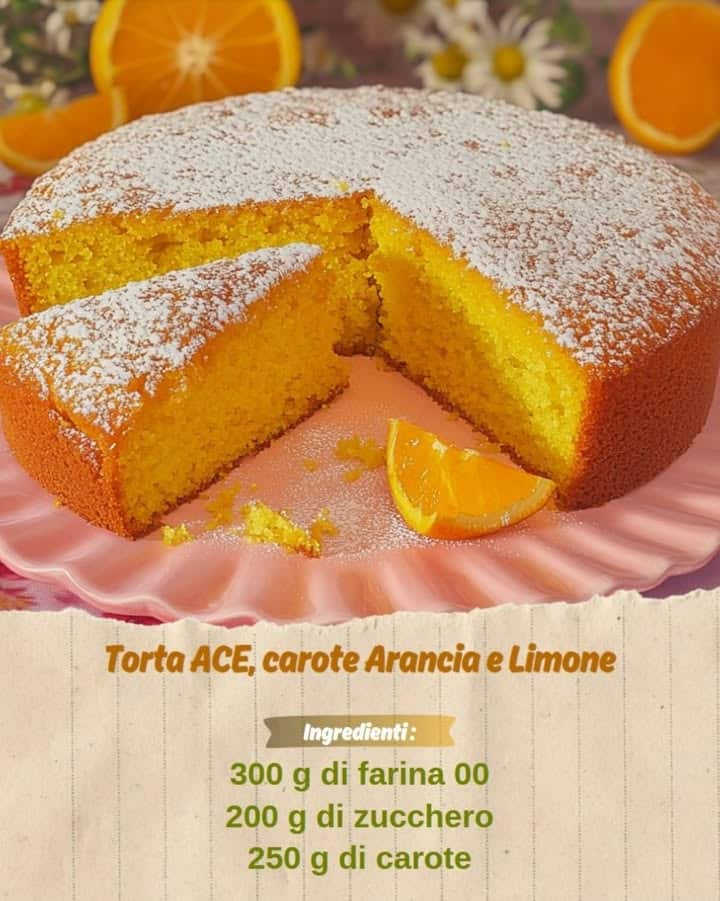 Torta ACE carote arancia