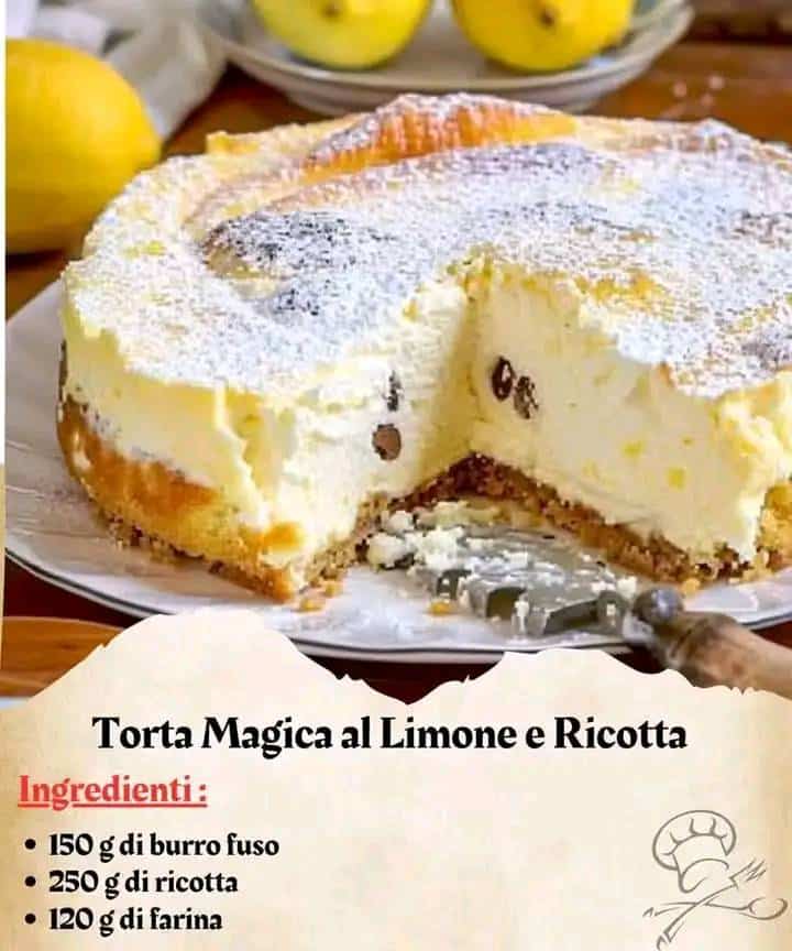 Torta Magica al Limone