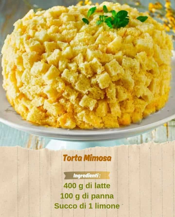 Torta Mimosa Primavera