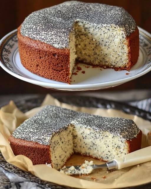 Torta ai semi di papavero