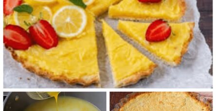Torta al limone fresca