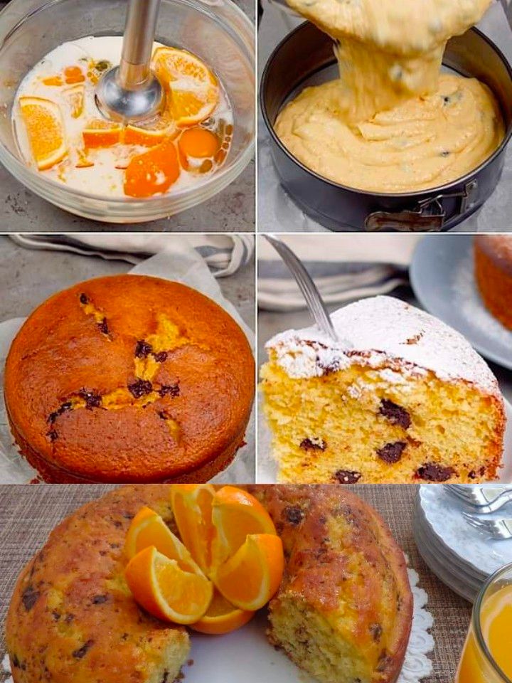 Torta all'arancia golosa