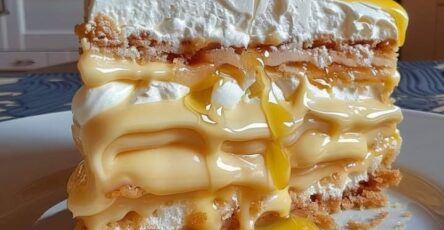 Torta di limone meringata