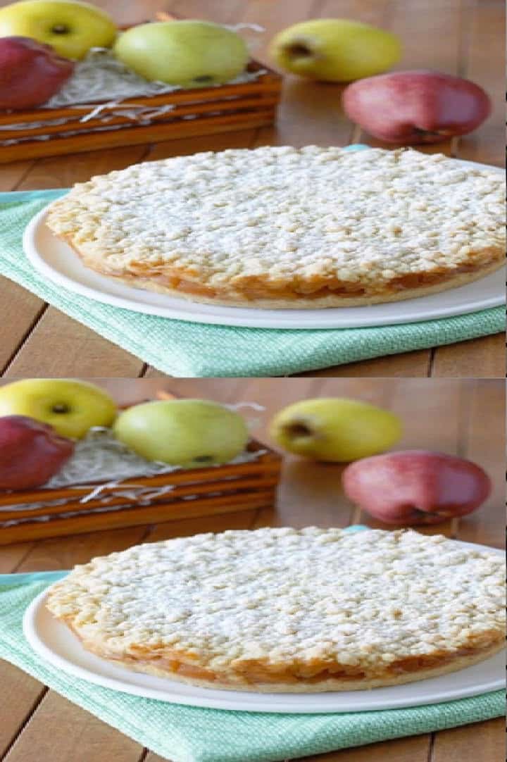 Torta di mele sbriciolata