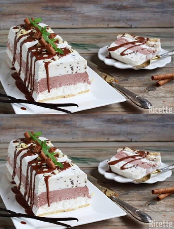 Torta gelato fresca e veloce