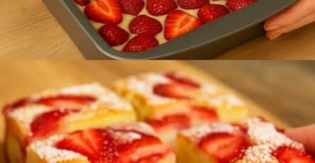 Torta morbida alle fragole