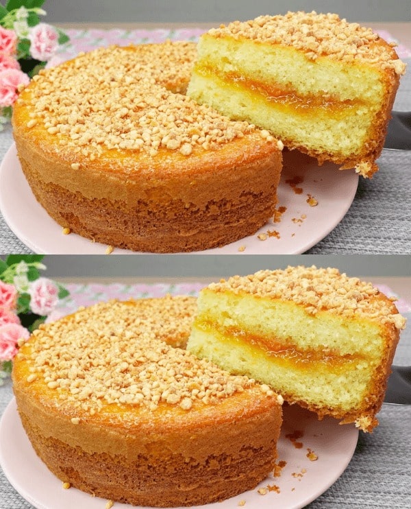 Torta soffice alla marmellata