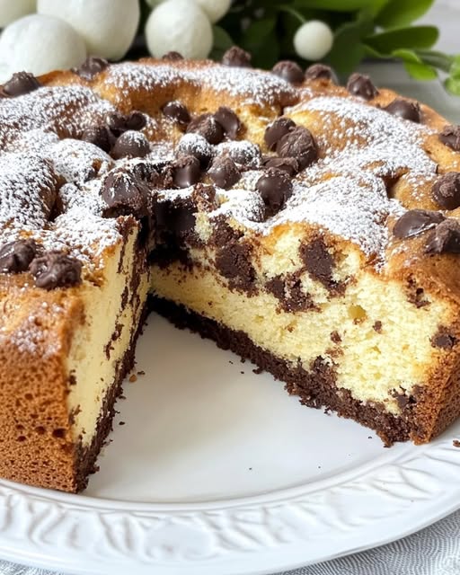 Torta soffice con cioccolato