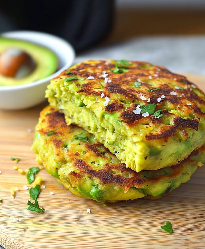 Tortini di avocado colazione