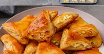 Triangolini di spinaci