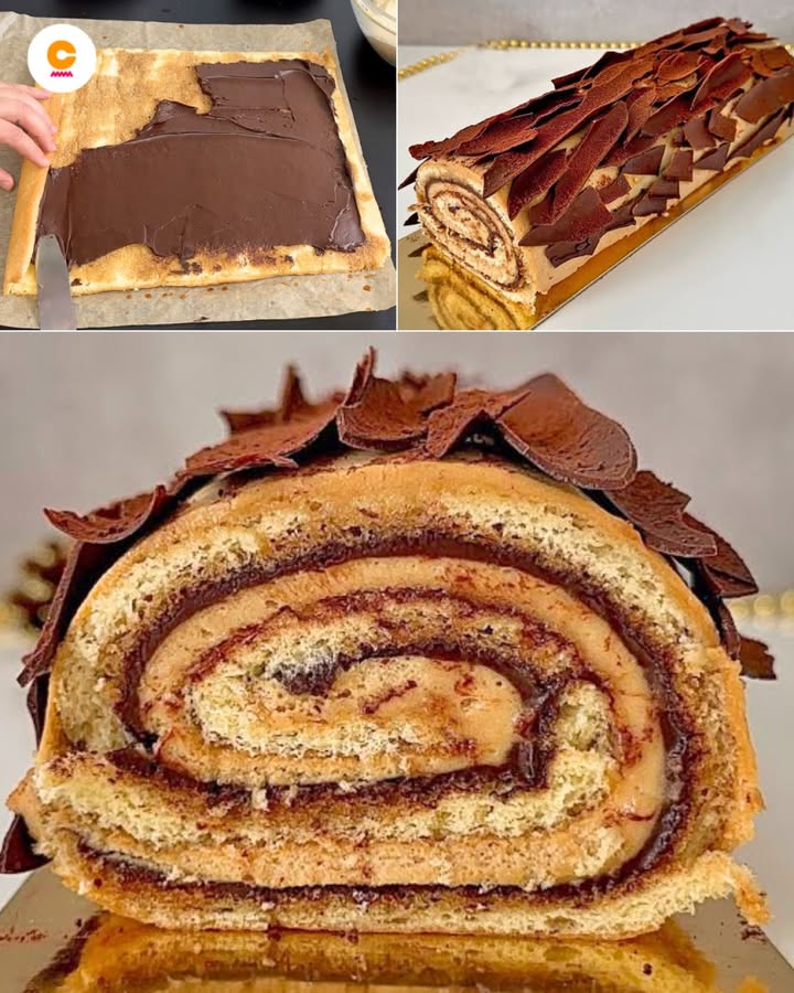 Tronco di Natale al cacao