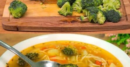 Zuppa di broccoli cremosa
