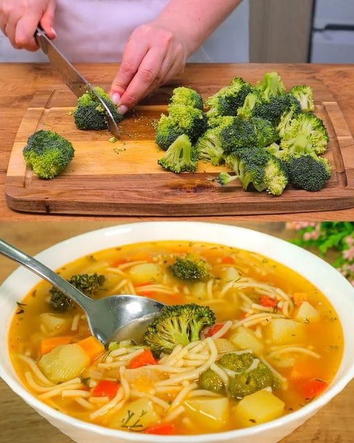 Zuppa di broccoli cremosa