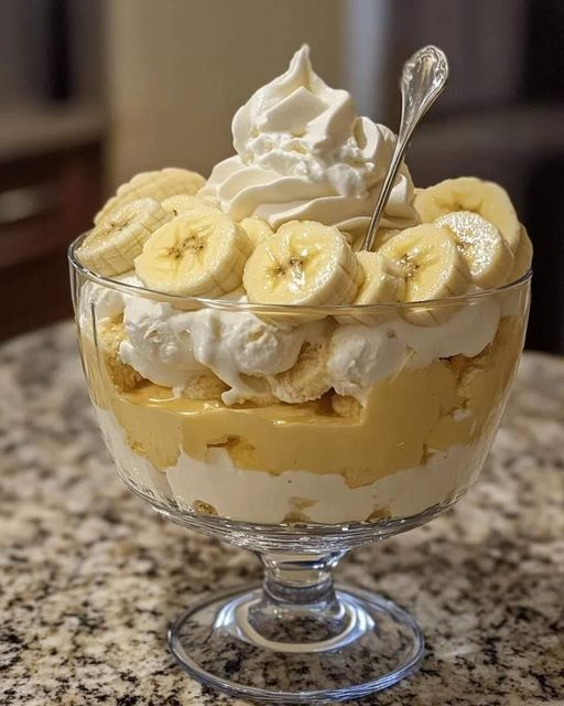 Zuppa di budino dolce