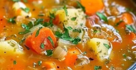 Zuppa di verdure fresca