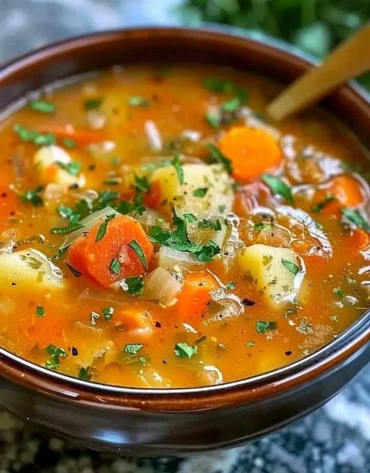 Zuppa di verdure fresca